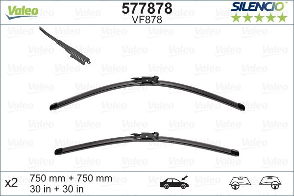 Pióro wycieraczki VALEO 577878