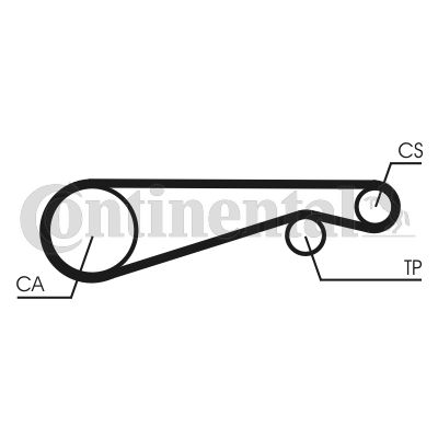 Pasek rozrządu CONTINENTAL CTAM ct653