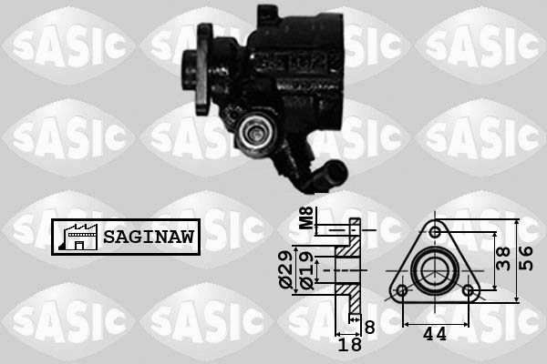 Pompa hydrauliczna, układ kierowniczy SASIC 7076003