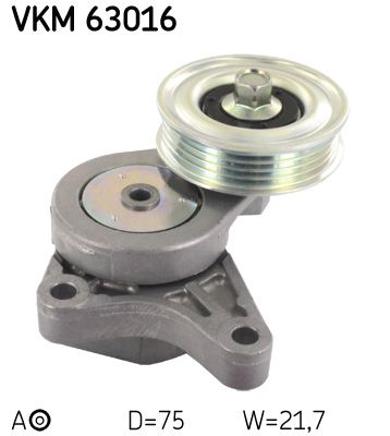 Rolka napinacza, pasek klinowy wielorowkowy SKF VKM 63016