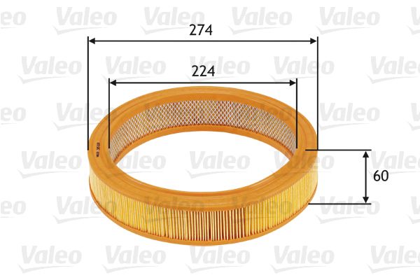 Filtr powietrza VALEO 585620