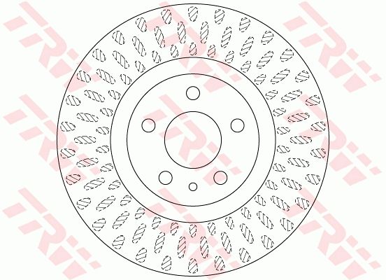 Tarcza hamulcowa TRW DF6522