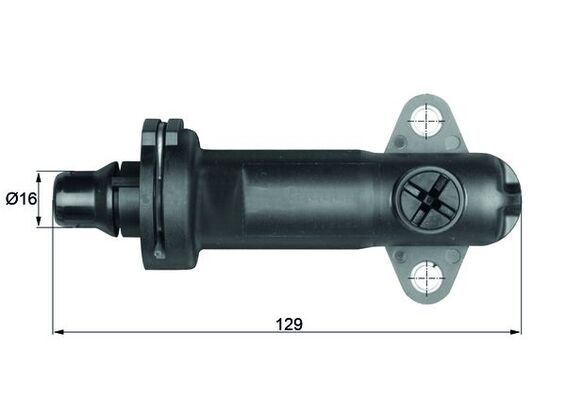Termostat, chłodzenie EGR MAHLE TE270
