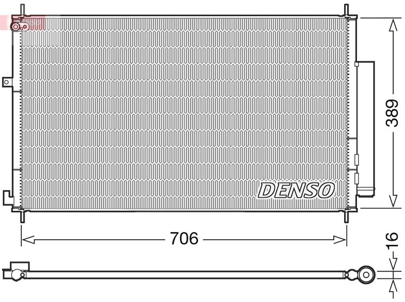 Skraplacz, klimatyzacja Denso DCN40024