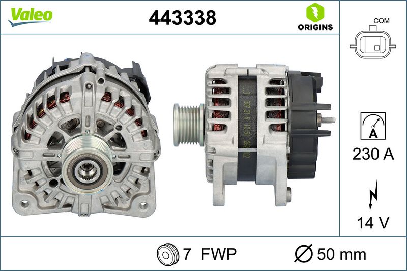 Alternator VALEO 443338