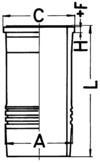 Tuleja cylindrowa KOLBENSCHMIDT 89889110