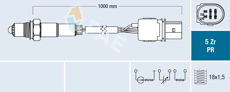 Sonda lambda FAE 75045