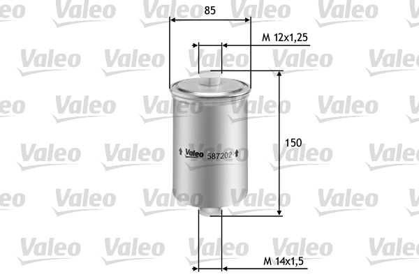 Filtr paliwa VALEO 587202