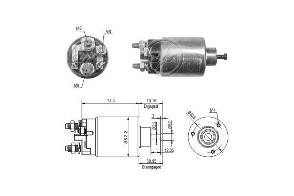 Włącznik elektromagnetyczny, rozrusznik ERA ZM2860