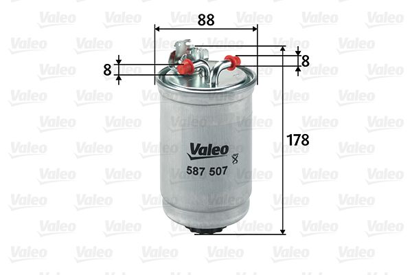 Filtr paliwa VALEO 587507