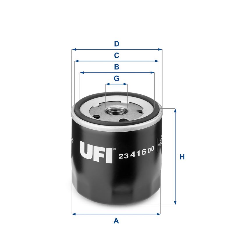Filtr oleju UFI 23.416.00