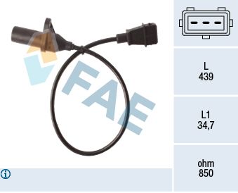 Generator impulsów, wał korbowy FAE 79524