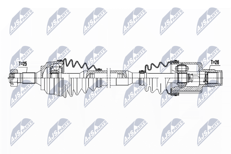 Wał napędowy NTY NPW-PE-043