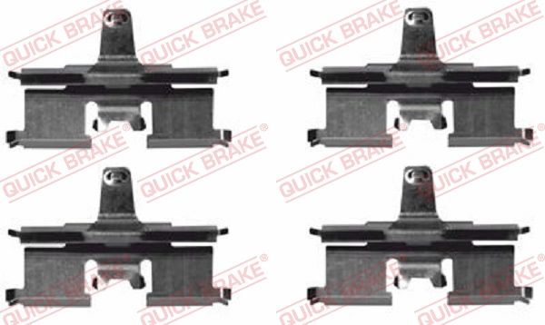 Zestaw akcesoriów, klocki hamulcowe QUICK BRAKE 109-1692