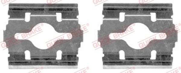 Zestaw akcesoriów, klocki hamulcowe QUICK BRAKE 109-1657