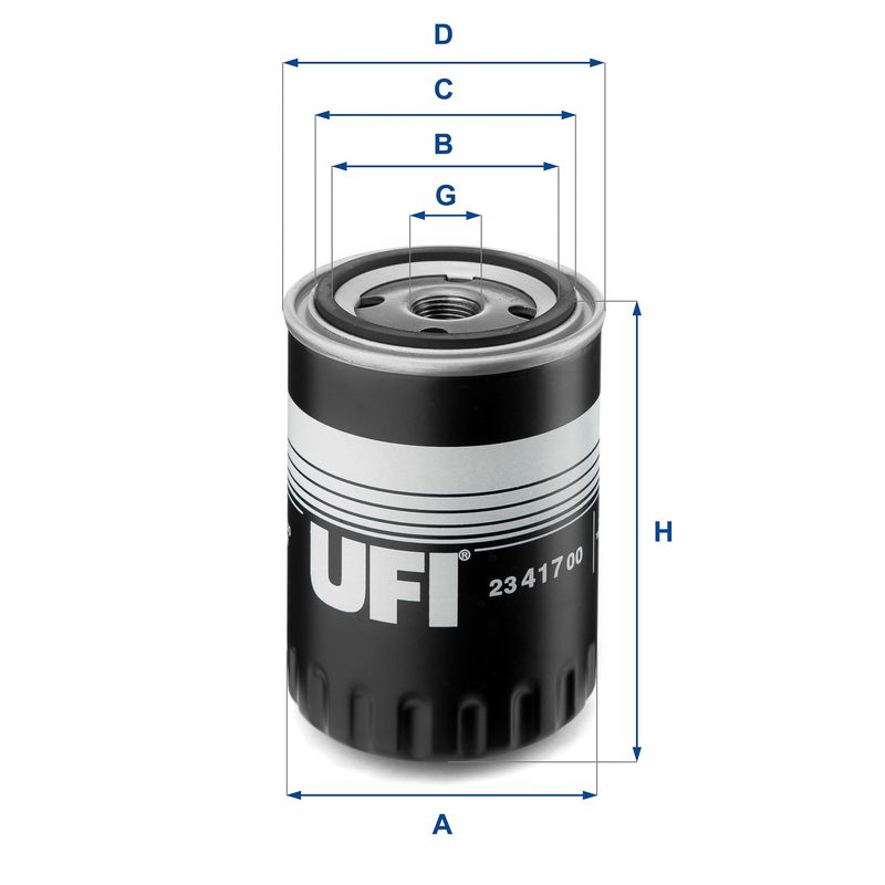Filtr oleju UFI 23.417.00