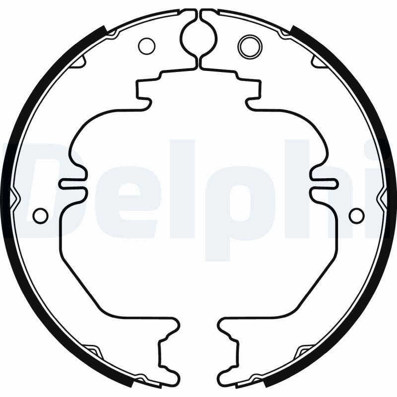 Zestaw szczęk hamulcowych DELPHI LS2132