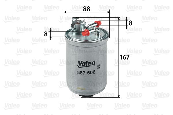 Filtr paliwa VALEO 587506