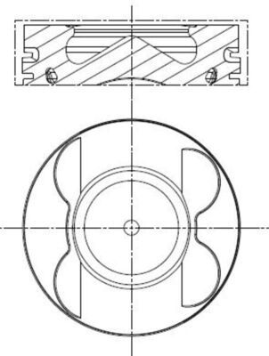 Tłok MAHLE 001PI00107000