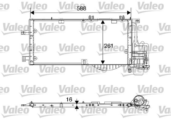Skraplacz, klimatyzacja VALEO 817844