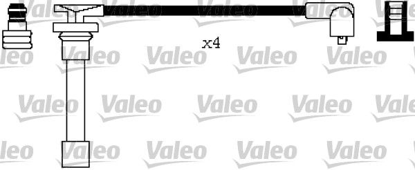 Zestaw przewodów zapłonowych VALEO 346655
