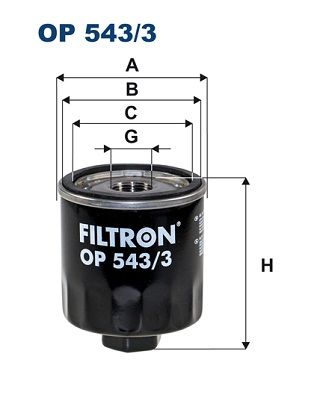 Filtr oleju FILTRON op 543/3
