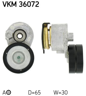 Rolka napinacza, pasek klinowy wielorowkowy SKF VKM 36072
