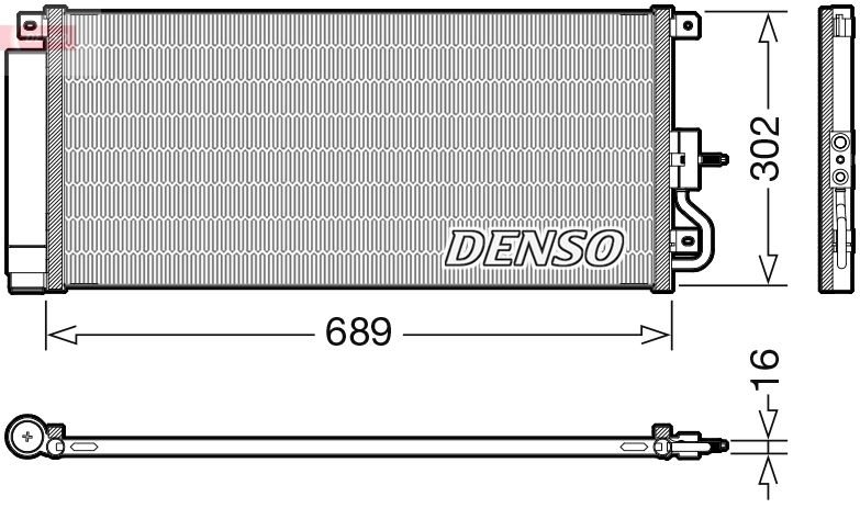 Skraplacz, klimatyzacja Denso DCN20048