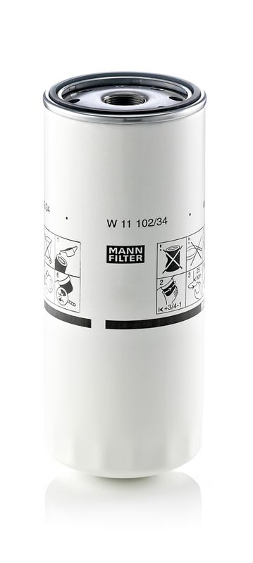 Filtr oleju MANN-FILTER W 11 102/34