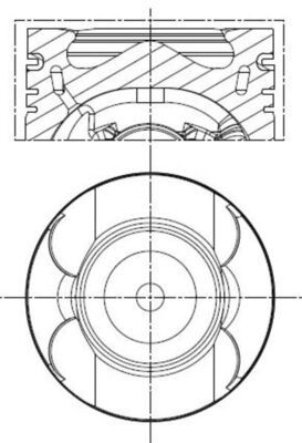 Tłok MAHLE 001 PI 00133 002