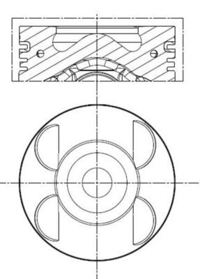 Tłok MAHLE 001PI00105000
