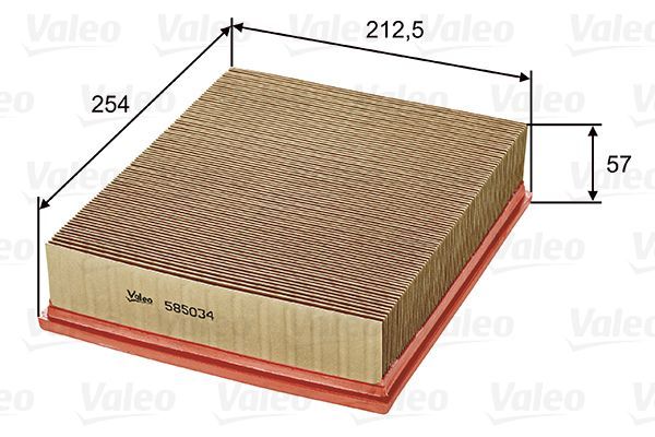 Filtr powietrza VALEO 585034