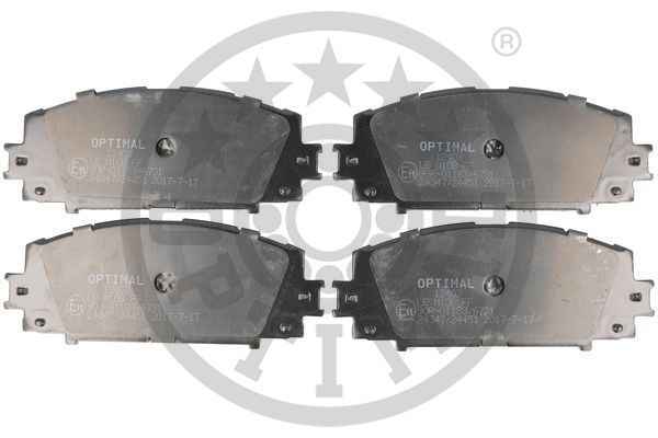 Zestaw klocków hamulcowych, hamulce tarczowe OPTIMAL BP-12403