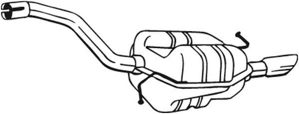 Tłumik końcowy BOSAL 233-205