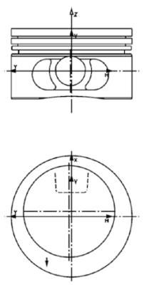 Tłok KOLBENSCHMIDT 97333623