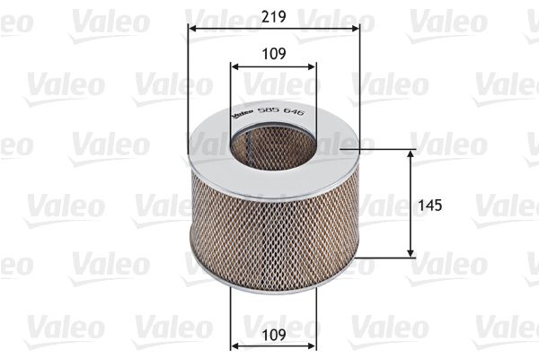 Filtr powietrza VALEO 585646