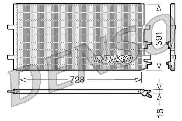 Skraplacz, klimatyzacja Denso DCN10017