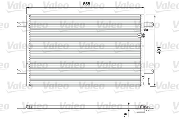 Skraplacz, klimatyzacja VALEO 814004