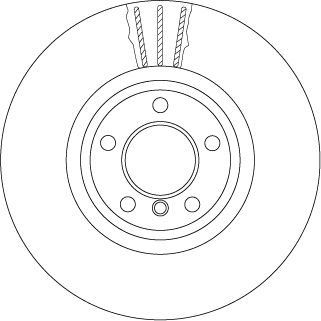 Tarcza hamulcowa TRW DF6615S