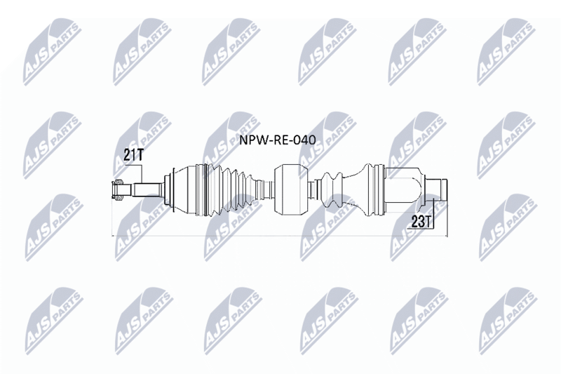 Wał napędowy NTY NPW-RE-040