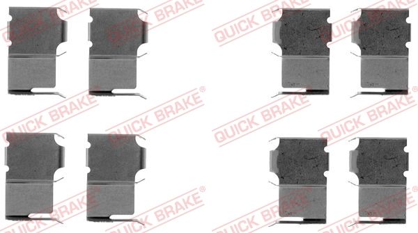 Zestaw akcesoriów, klocki hamulcowe QUICK BRAKE 109-1063