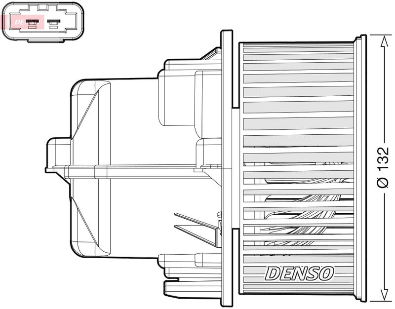 Wentylator wewnętrzny DENSO DEA33002