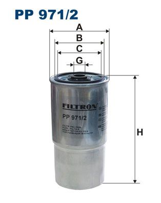 Filtr paliwa FILTRON pp 971/2