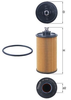Filtr oleju KNECHT OX 1245D