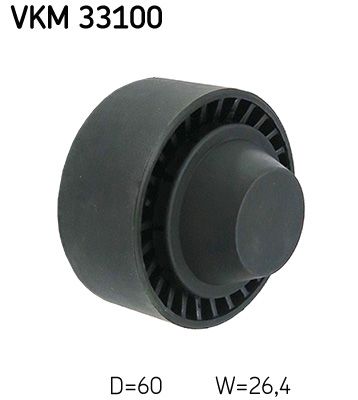 rolka kierunkowa / prowadząca, pasek klinowy zębaty SKF VKM 33100