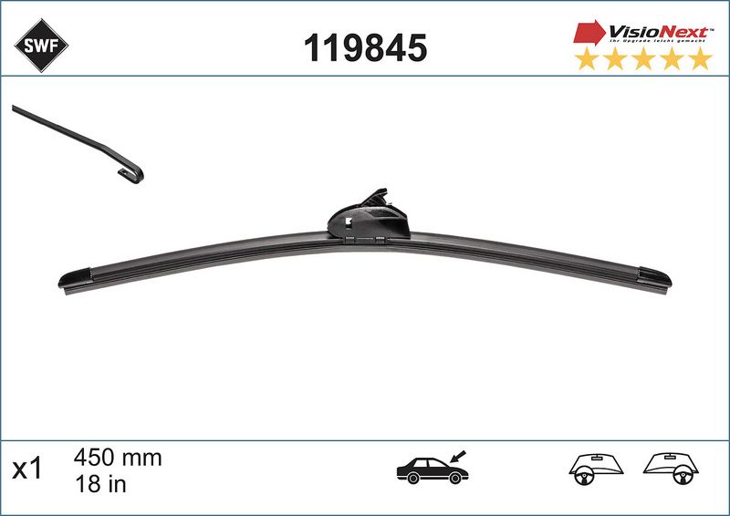 Pióro wycieraczki SWF 119845