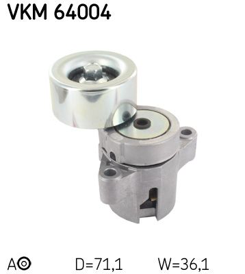 Rolka napinacza, pasek klinowy wielorowkowy SKF VKM 64004