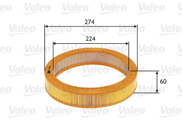 Filtr powietrza VALEO 585619