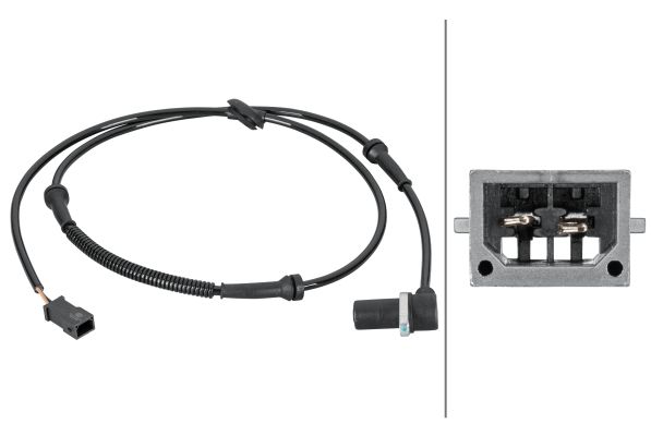 Czujnik, prędkość obrotowa koła HELLA 6pu 012 806-831