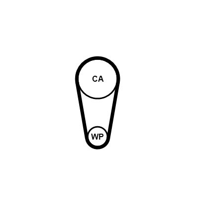 Pasek rozrządu CONTINENTAL CTAM CT1248